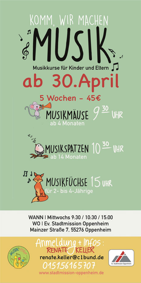Musikatelier der Ev. Stadtmission Oppenheim